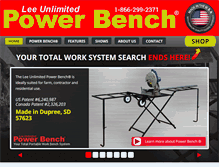 Tablet Screenshot of powerbench.com